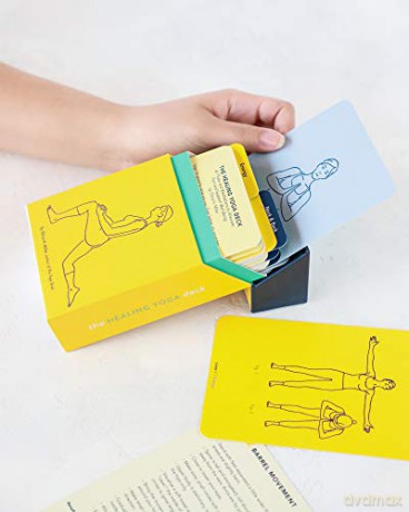 The Healing Yoga Deck: 60 Poses and Meditations to Alleviate Pain and Support Well-Being - Olivia H. Miller [KSIĄŻKA]