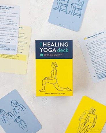 The Healing Yoga Deck: 60 Poses and Meditations to Alleviate Pain and Support Well-Being - Olivia H. Miller [KSIĄŻKA]
