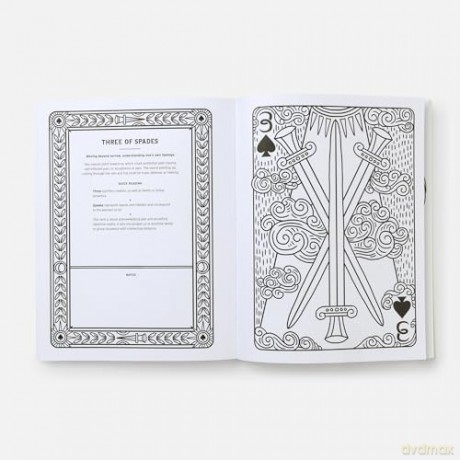 The Illuminated Tarot Coloring Book: Tarot Card Art Coloring Book - Caitlin Keegan [KSIĄŻKA]