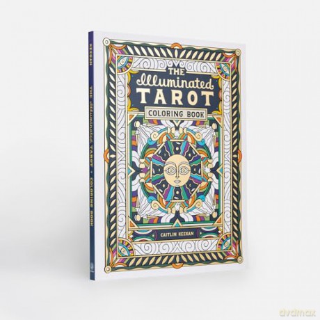 The Illuminated Tarot Coloring Book: Tarot Card Art Coloring Book - Caitlin Keegan [KSIĄŻKA]