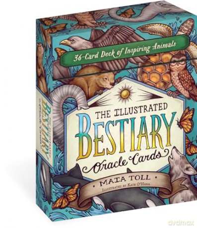 The Illustrated Bestiary Oracle Cards: 36-Card Deck of Inspiring Animals (Wild Wisdom) - Maia Toll [KSIĄŻKA]