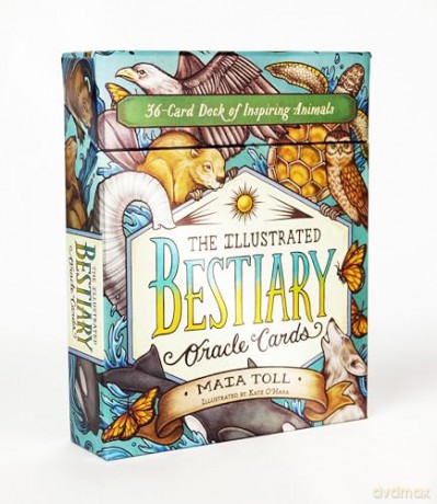 The Illustrated Bestiary Oracle Cards: 36-Card Deck of Inspiring Animals (Wild Wisdom) - Maia Toll [KSIĄŻKA]