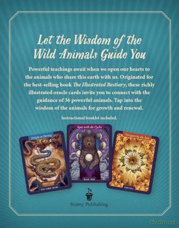 The Illustrated Bestiary Oracle Cards: 36-Card Deck of Inspiring Animals (Wild Wisdom) - Maia Toll [KSIĄŻKA]