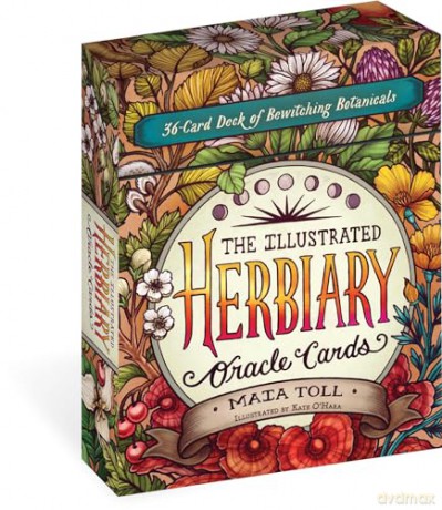 The Illustrated Herbiary Oracle Cards: 36-Card Deck of Bewitching Botanicals (Wild Wisdom) - Maia Toll [KSIĄŻKA]