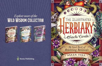 The Illustrated Herbiary Oracle Cards: 36-Card Deck of Bewitching Botanicals (Wild Wisdom) - Maia Toll [KSIĄŻKA]