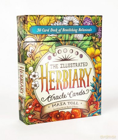 The Illustrated Herbiary Oracle Cards: 36-Card Deck of Bewitching Botanicals (Wild Wisdom) - Maia Toll [KSIĄŻKA]