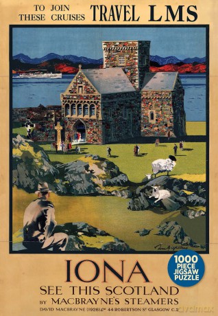 The Iona Abbey Jigsaw Puzzle - Tom Gilfillan [KSIĄŻKA]