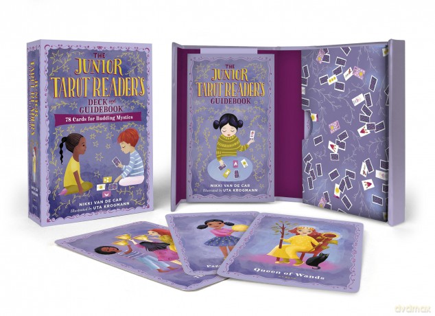 The Junior Tarot Reader's Deck and Guidebook: 78 Cards for Budding Mystics (Junior Handbook) - Nikki Van De Car [KSIĄŻKA]