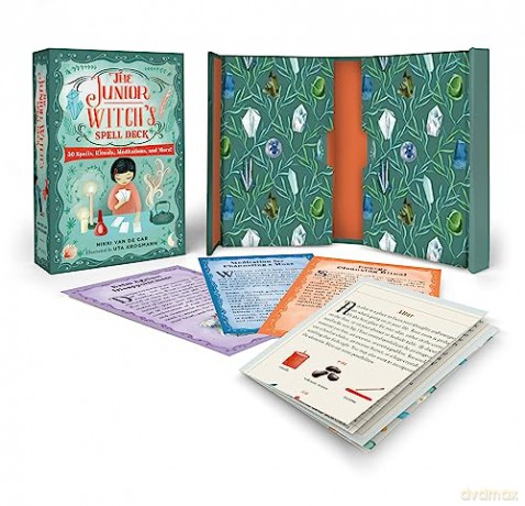 The Junior Witch's Spell Deck: 50 Spells, Rituals, Meditations, and More! (Junior Handbook) - Nikki Van De Car [KSIĄŻKA]