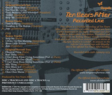 Ten Years After: Recorded Live [2CD]