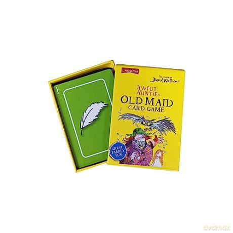 The Lagoon Group 2241 David Walliams Awful Auntie's Old Maid Card Game, Yellow [KSIĄŻKA]