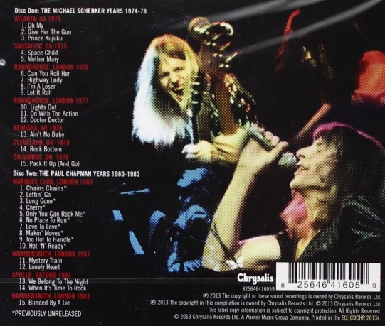 Ufo: Hot 'N' Live - Chrysalis Live Anthology 1974-1983[2CD]