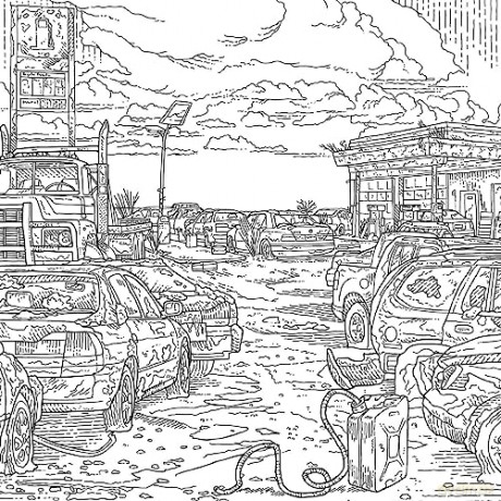The Last Of Us Unofficial Coloring Book - Valentin Ramon [KSIĄŻKA]