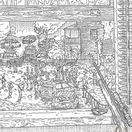 The Last Of Us Unofficial Coloring Book - Valentin Ramon [KSIĄŻKA]