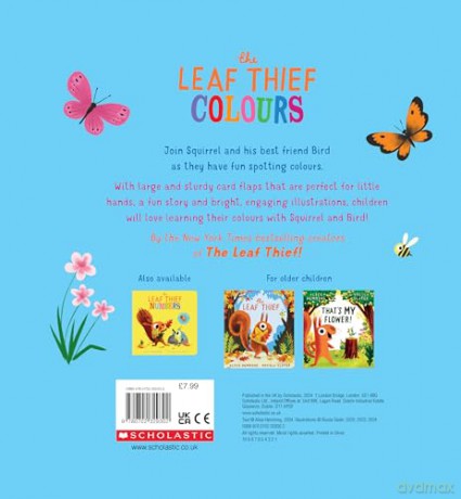 The Leaf Thief - Colours: a brilliant novelty book with flaps, by the NYT bestselling creators of The Leaf Thief! - Alice Hemming [KSIĄŻKA]