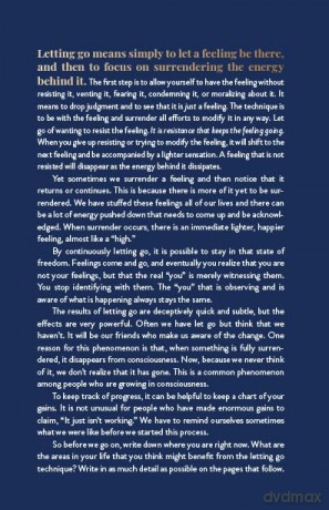 The Letting Go Guided Journal: How to Remove Your Inner Blocks to Happiness, Love, and Success - David R. Hawkins M.D. Ph.D. [KALENDARZ]