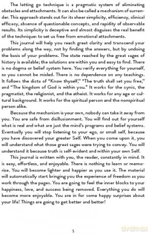 The Letting Go Guided Journal: How to Remove Your Inner Blocks to Happiness, Love, and Success - David R. Hawkins M.D. Ph.D. [KALENDARZ]