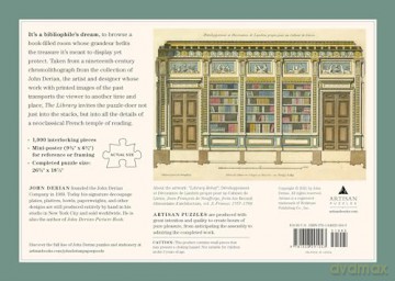 The Library Puzzle: 1,000-pieces (John Derian Paper Goods) (Artisan Puzzle) - Derian [PUZZLE]