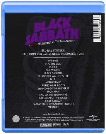 Black Sabbath: Black Sabbath Live...Gathered In Their Masses [Blu-Ray]