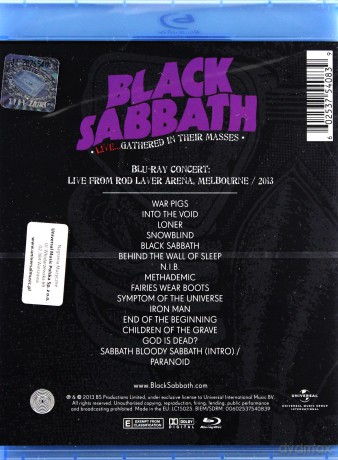 Black Sabbath: Black Sabbath Live...Gathered In Their Masses [Blu-Ray]