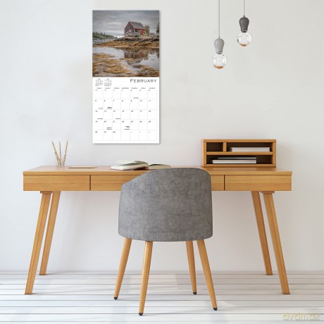 The Light of New England 2023 Calendar (WALL 16 MONTH) - Dave Long [KALENDARZ]