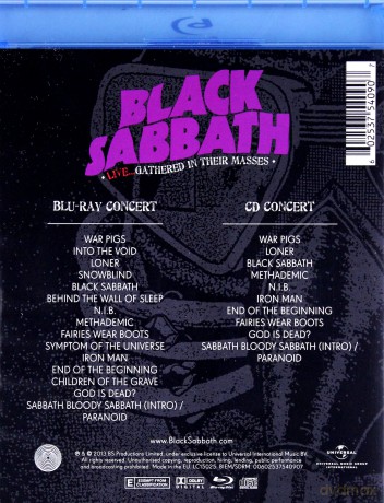 Black Sabbath: Black Sabbath Live...Gathered In Their Masses [Blu-Ray]+[CD]