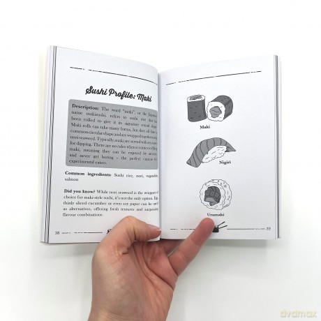 The Little Book of Sushi: A Pocket Guide to the Wonderful World of Sushi, Featuring Trivia, Recipes and More - Rufus Cavendish [KSIĄŻKA]