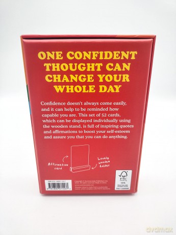 The Little Box of Confidence: 52 Beautiful Cards of Uplifting Quotes and Empowering Affirmations [KSIĄŻKA]