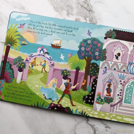 The Little Mermaid (Fairy Tale Die-Cut Board Book) - Sara Ugolotti [KSIĄŻKA]