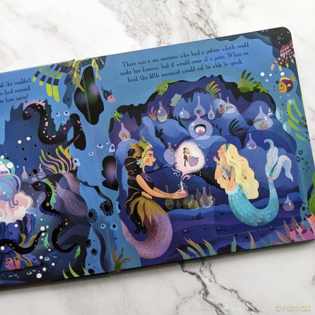 The Little Mermaid (Fairy Tale Die-Cut Board Book) - Sara Ugolotti [KSIĄŻKA]