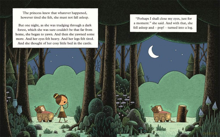 The Little Wooden Robot and the Log Princess: Winner of Foyles Children's Book of the Year - Tom Gauld [KOMIKS]