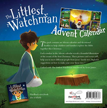 The Littlest Watchman - Kalendarz Adwentowy: Includes 25 family devotionals - Alison Mitchell [KALENDARZ]