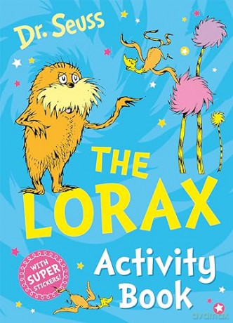 The Lorax Activity Book: Jump into the magical world of Dr. Seuss as you explore an amazing kid's activity book full of puzzles, mazes and stickers - the perfect gift for young children! - Dr Seuss [KSIĄŻKA]