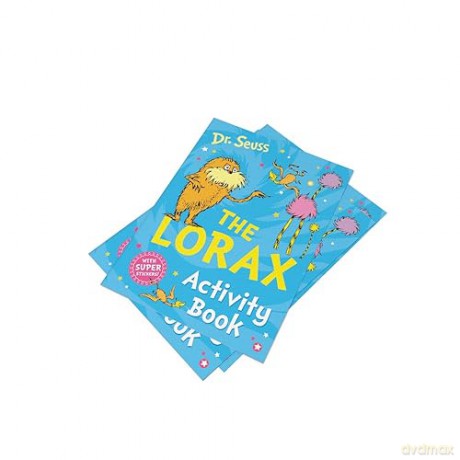 The Lorax Activity Book: Jump into the magical world of Dr. Seuss as you explore an amazing kid's activity book full of puzzles, mazes and stickers - the perfect gift for young children! - Dr Seuss [KSIĄŻKA]