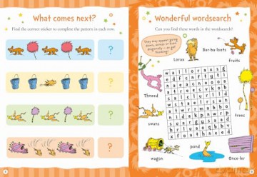 The Lorax Activity Book: Jump into the magical world of Dr. Seuss as you explore an amazing kid's activity book full of puzzles, mazes and stickers - the perfect gift for young children! - Dr Seuss [KSIĄŻKA]
