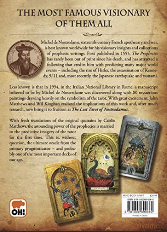 The Lost Tarot of Nostradamus - John Matthews [KSIĄŻKA]