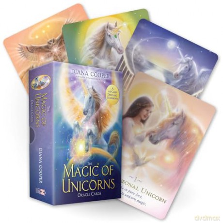 The Magic of Unicorns Oracle Cards: A 44-Card Deck and Guidebook - Diana Cooper [KSIĄŻKA]