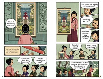 The Magic Tapestry: A Chinese Graphic Folktale (Discover Graphics: Global Folktales) - Ailynn Collins [KSIĄŻKA]