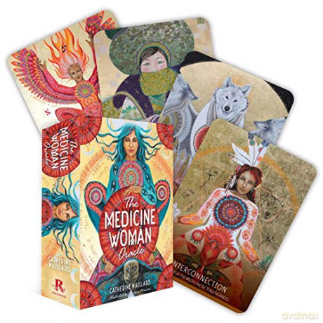 The Medicine Woman Oracle: Discover the archetypes of the divine feminine - Catherine Maillard [KSIĄŻKA + KARTY]