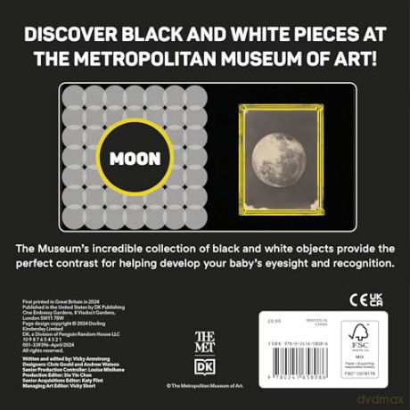 The Met Black and White: A High Contrast Book of Art (DK The Met) - Dk [KSIĄŻKA]