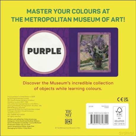 The Met Colours: A Colourful Book of Art (DK The Met) - Dk [KSIĄŻKA]