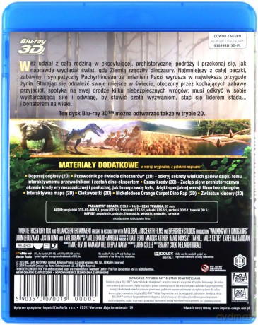 Wędrówki z Dinozaurami 3D [Blu-ray 3D]+[Blu-Ray]