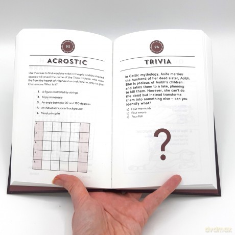The Mythology Puzzle Book: Brain-Teasing Puzzles, Games and Trivia - Francis Nightingale [KSIĄŻKA]