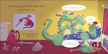 The Nervous Dragon: A Story About Overcoming Back-to-School Worries (First Seasonal Stories) - Dk [KSIĄŻKA]