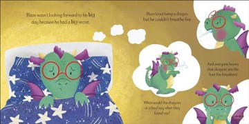 The Nervous Dragon: A Story About Overcoming Back-to-School Worries (First Seasonal Stories) - Dk [KSIĄŻKA]