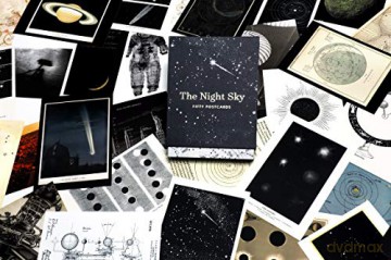 The Night Sky Postcards: 50 Postcards - Benjamin English [KALENDARZ]