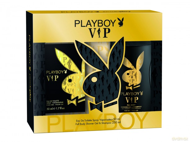 Zestaw Playboy VIP Man Woda Toaletowa 50ml, Żel pod Prysznic 250ml [PERFUMY]+[KOSMETYKI]