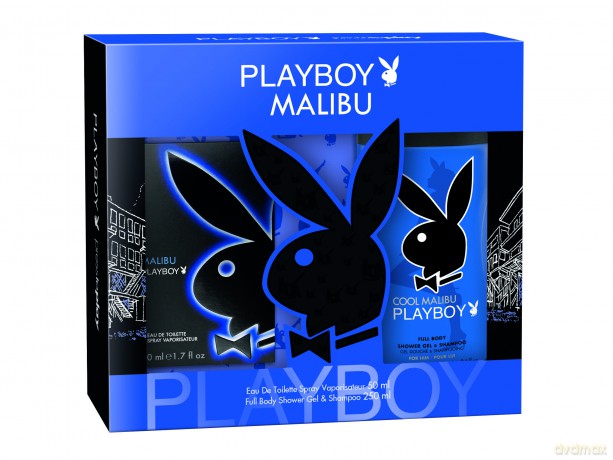 Zestaw Playboy Malibu Man Woda Toaletowa 50ml, Żel pod Prysznic 250 ml [2xPERFUMY]