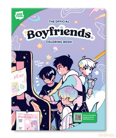 The Official Boyfriends. Coloring Book: 46 original illustrations to color and enjoy (WEBTOON) - refrainbow [KOMIKS]