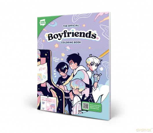 The Official Boyfriends. Coloring Book: 46 original illustrations to color and enjoy (WEBTOON) - refrainbow [KOMIKS]